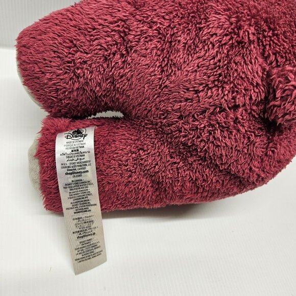 Disney Store Authentic Lotso Bear 15 Inch Strawberry Scented Plush Toy Story 3 - Picture 4 of 4